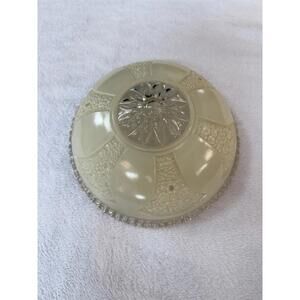 Vintage Art Deco Glass Ceiling Light Shade / Flush Mount Cover shade only